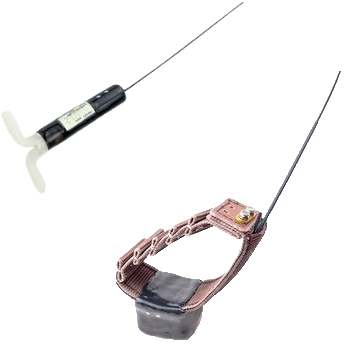 Image of VIT transmitter and expandable fawn collar